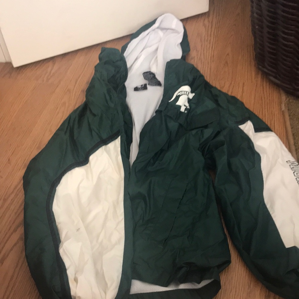MSU rain jacket